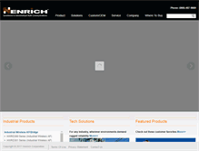 Tablet Screenshot of henrich-inc.com